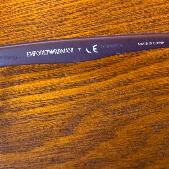 Emporio‎ Armani EA3060 Shiny Striped Violet Eyeglasses main image 6